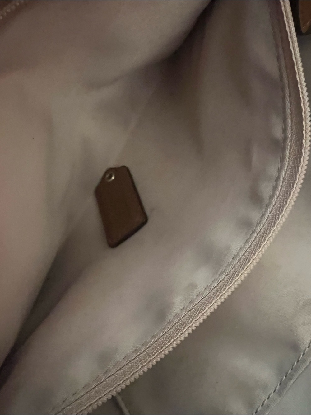 Cognac Coach Taylor Leather Bette Mini Tote Crossbody - Picture 8 of 14